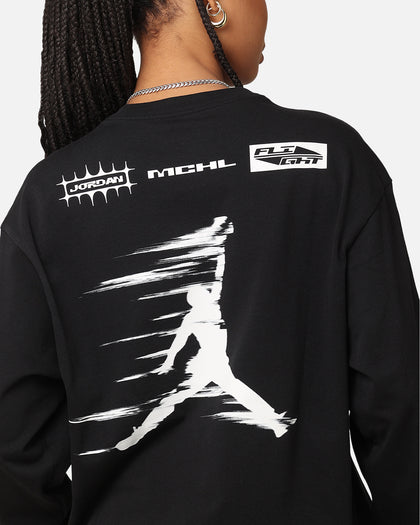 Jordan Jumpman MVP 85 Long Sleeve Crewneck T-Shirt Black/Sail
