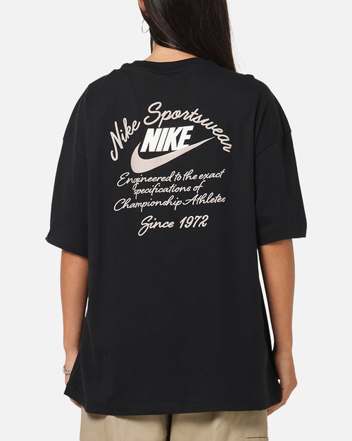 Nike Women's Sportswear Country Club Graphic Oversized T-Shirt Black