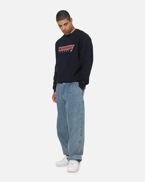Tommy Jeans 90's Texture Graphic Crewneck Navy