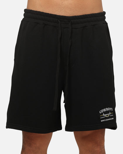 Bleacher Athletic North Queensland Cowboys NRL 1908 Track Shorts Black