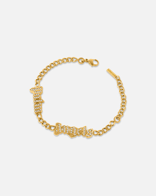 Palm Angels Grafia Bracelet Gold