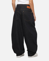 Carre Astor Pleated Jeans Raw Blue