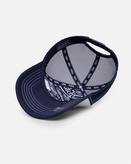 Von Dutch Grey & White Trucker Snapback Navy/White