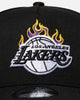 New Era Los Angeles Lakers 'Flame Logo' 9FORTY A-Frame Snapback Black