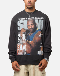 Mitchell & Ness Los Angeles Lakers Shaquille O'Neal Slam Magazine Crewneck Faded Black