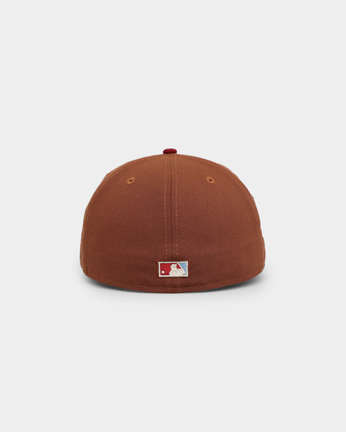 New Era Philadelphia Phillies 'Harvest' 59FIFTY Fitted Dark Brown