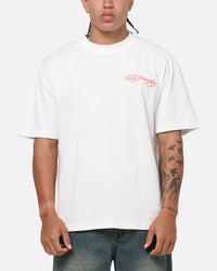 Ed Hardy Floral Skull T-Shirt Off White