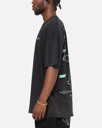73Studio X Fallout Pipboy T-Shirt Black Acidwash