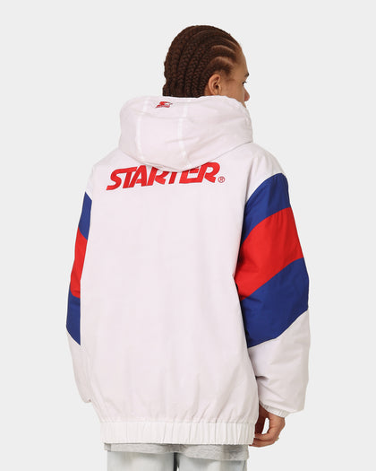 Starter Big Football Jacket White