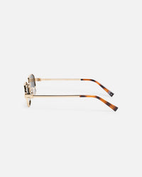 Le Specs Mythic Sunglasses Gold/Smoke