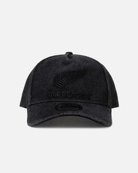 New Era New Zealand All Blacks 'Washed Denim' 9FORTY A-Frame Snapback Black