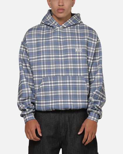 Carre Gridline Hoodie Blue-plaid