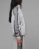 Loiter Hybrid Track Quarter Zip Grey Marle