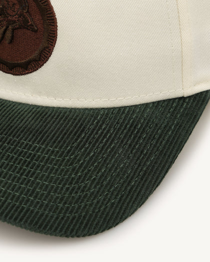 New Era Miami Dolphins 'Chrome White Green' Corduroy Visor 9FORTY A-Frame Snapback Chrome
