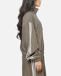 Adidas Women's Checks Track Top Olive
