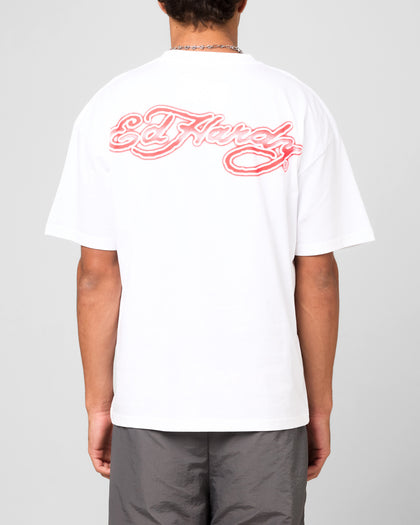 Ed Hardy Blue Dragon T-Shirt White