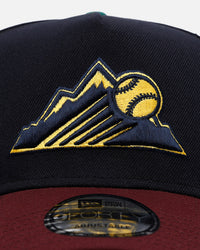 New Era Colorado Rockies 'Retro Outdoor' 9FORTY A-Frame Snapback Navy
