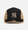 New Era New York Yankees 'Two-Tone Black' Camper Strapback Black/Khaki