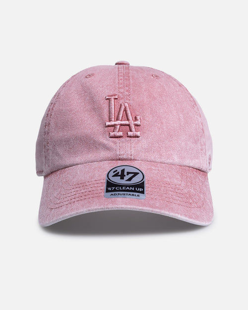 47 Brand Los Angeles Dodgers 'Mist' 47 Clean Up Strapback Pink