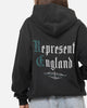Represent Private Members Hoodie Stained Black