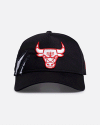 New Era Chicago Bulls 'Glow Scratch' 9FORTY A-Frame Snapback Black