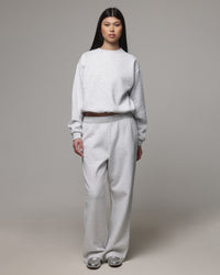 American Thrift Women's Straight Leg Trackpants Grey Heather