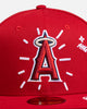 New Era Los Angeles Angels 'MLB Scribble' 59FIFTY Fitted Red
