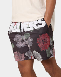 Majestic Athletic Las Vegas Raiders Digi Floral Camo Shorts Faded Black