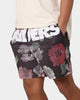 Majestic Athletic Las Vegas Raiders Digi Floral Camo Shorts Faded Black