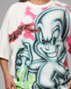 Loiter Airbrush Boxy T-Shirt White