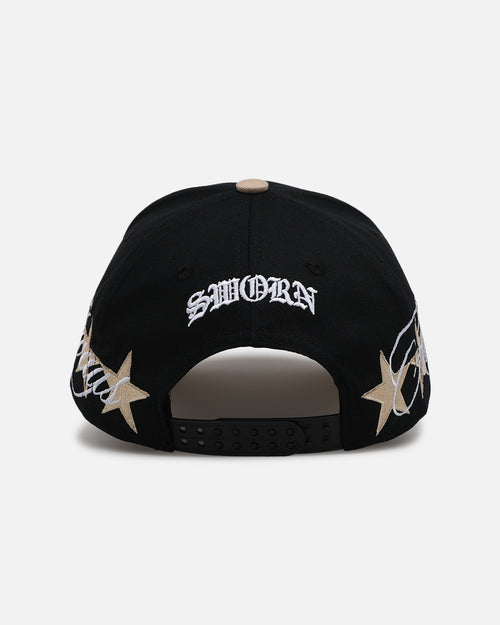 Sworn To Us Always & Forever Snapback Black/Tan