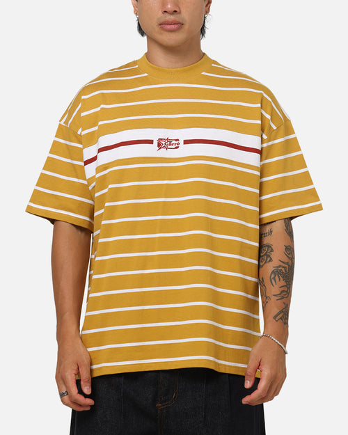 Carre Lineup T-Shirt Mustard Stripe