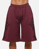 Ed Hardy Trinity Baggy Sweat Shorts Plum