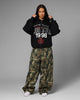 Loiter Drop Out Zip Hoodie Black