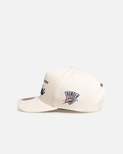 Mitchell & Ness Oklahoma City Thunder Shai Gilgeous-Alexander 'Classic' Script Pro Pinch Snapback White