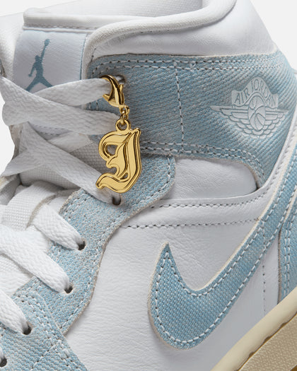 Jordan Women's Air Jordan 1 Mid SE "Denim" Blue/Gum