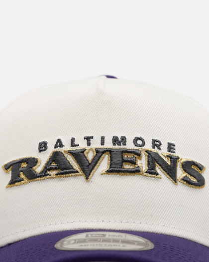 New Era Baltimore Ravens 'Chrome Metallic Wordmark' 9FORTY A-Frame Snapback Chrome