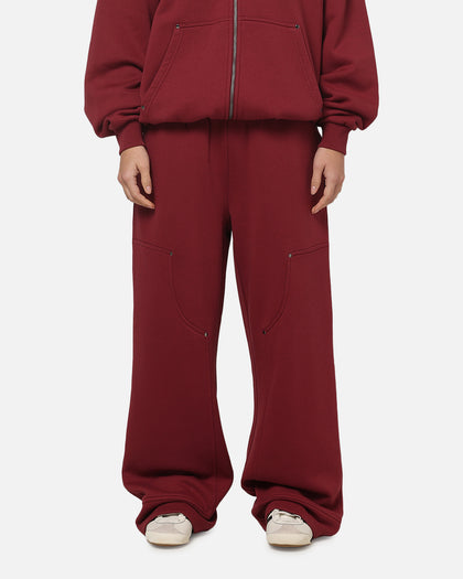 Carre Rivet Trackpants Burgundy