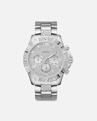 Guess Mainline Majesty Crystal Watch Silver
