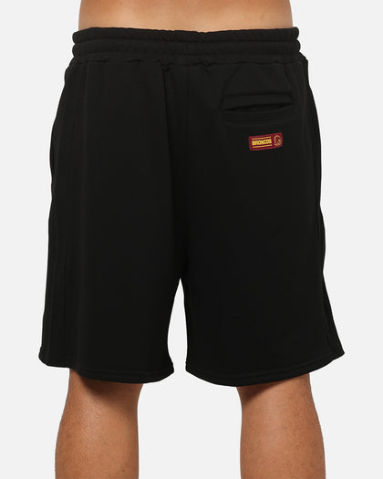 Bleacher Athletic Brisbane Broncos NRL 1908 Track Shorts Black