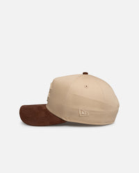 New Era Boston Red Sox 'Oat Brown Suede' 9FORTY A-Frame Snapback Brown
