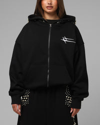 Loiter Pearl Zip Hoodie Black