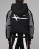 Loiter Hybrid Tek Zip Hoodie Black