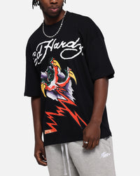 Ed Hardy Lightning T-Shirt Black