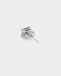 Saint Morta Square Cut Earrings Iced Black