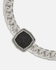 Guess Mainline Back To Black Octagon Bracelet Silver