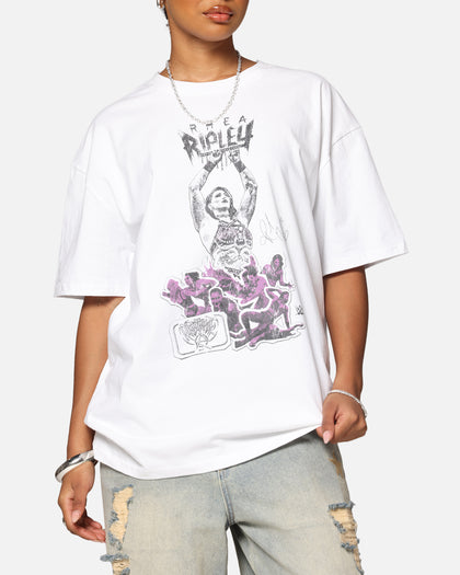 Culture Kings X WWE Rhea Ripley Wrestlemania XLI Heavy T-Shirt White