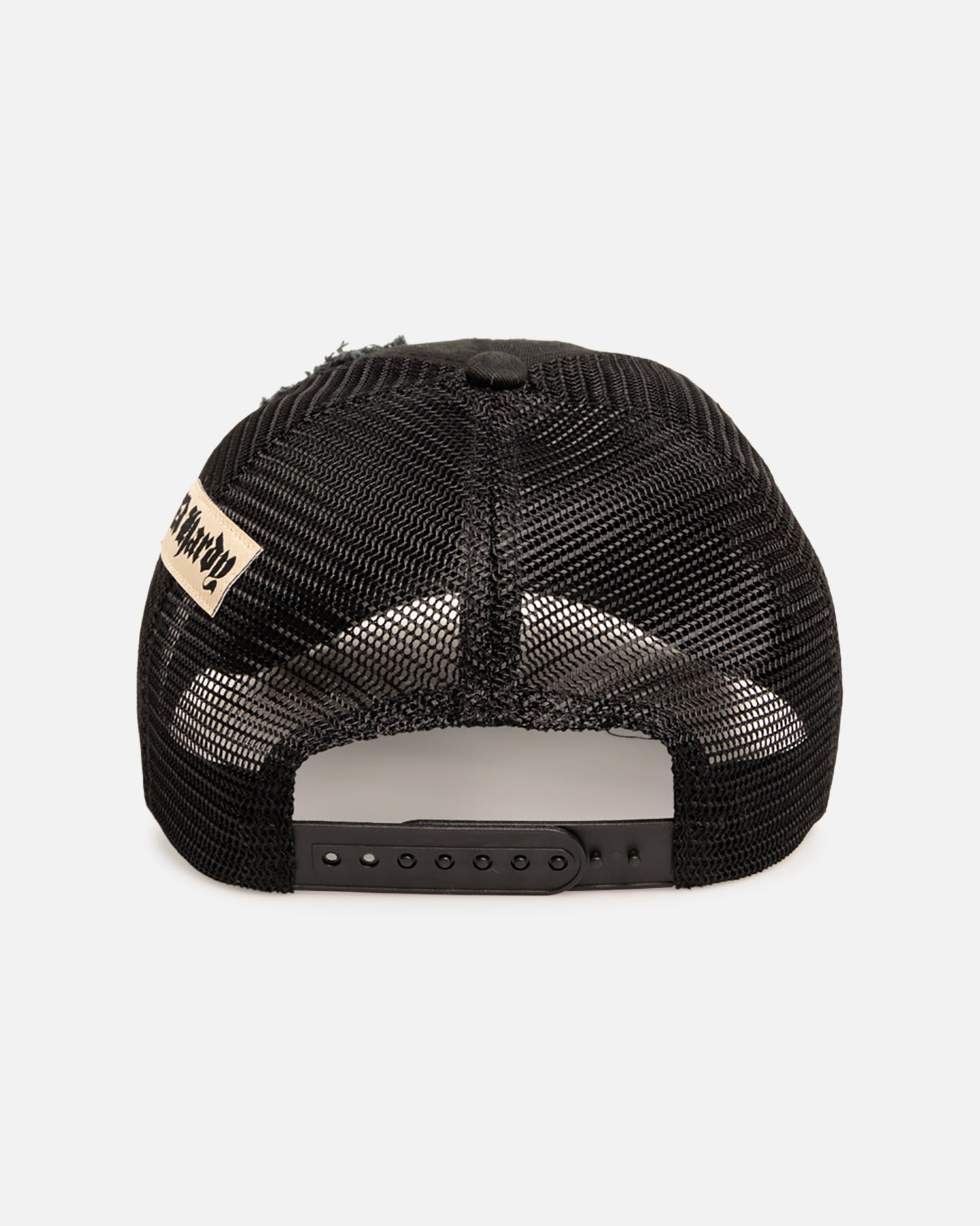 Ed Hardy Euro Distressed Trucker Snapback Black | Culture Kings