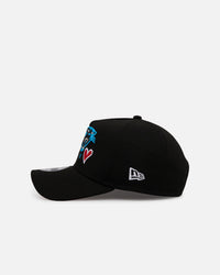 New Era Carolina Panthers 'Team Color Hearts' 9FORTY A-Frame Snapback Official Team Color