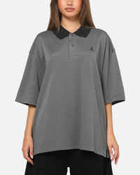 Jordan Brooklyn Polo Top Iron Grey